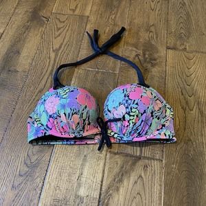Victoria’s Secret 34C Bombshell Miraculous Plunge Floral Bikini Push Up